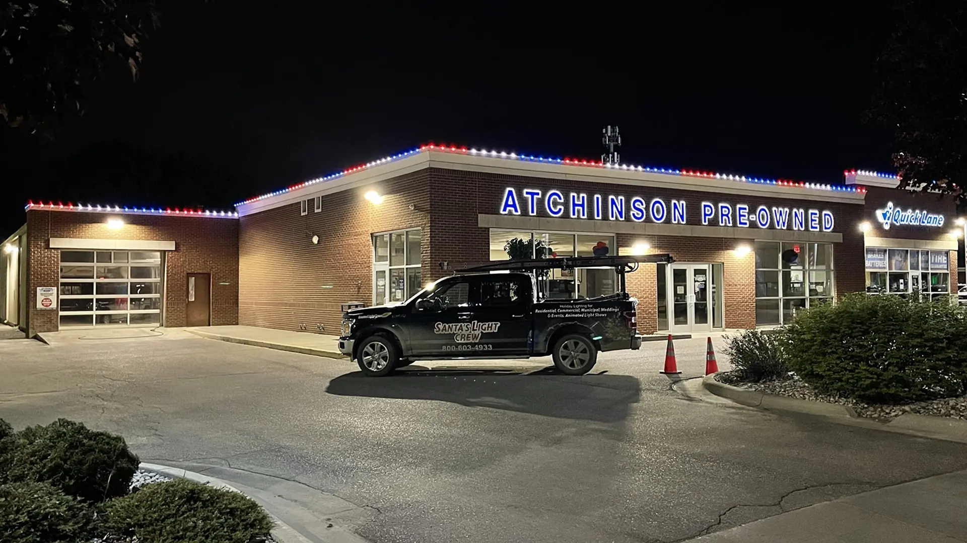 car dealership lighting