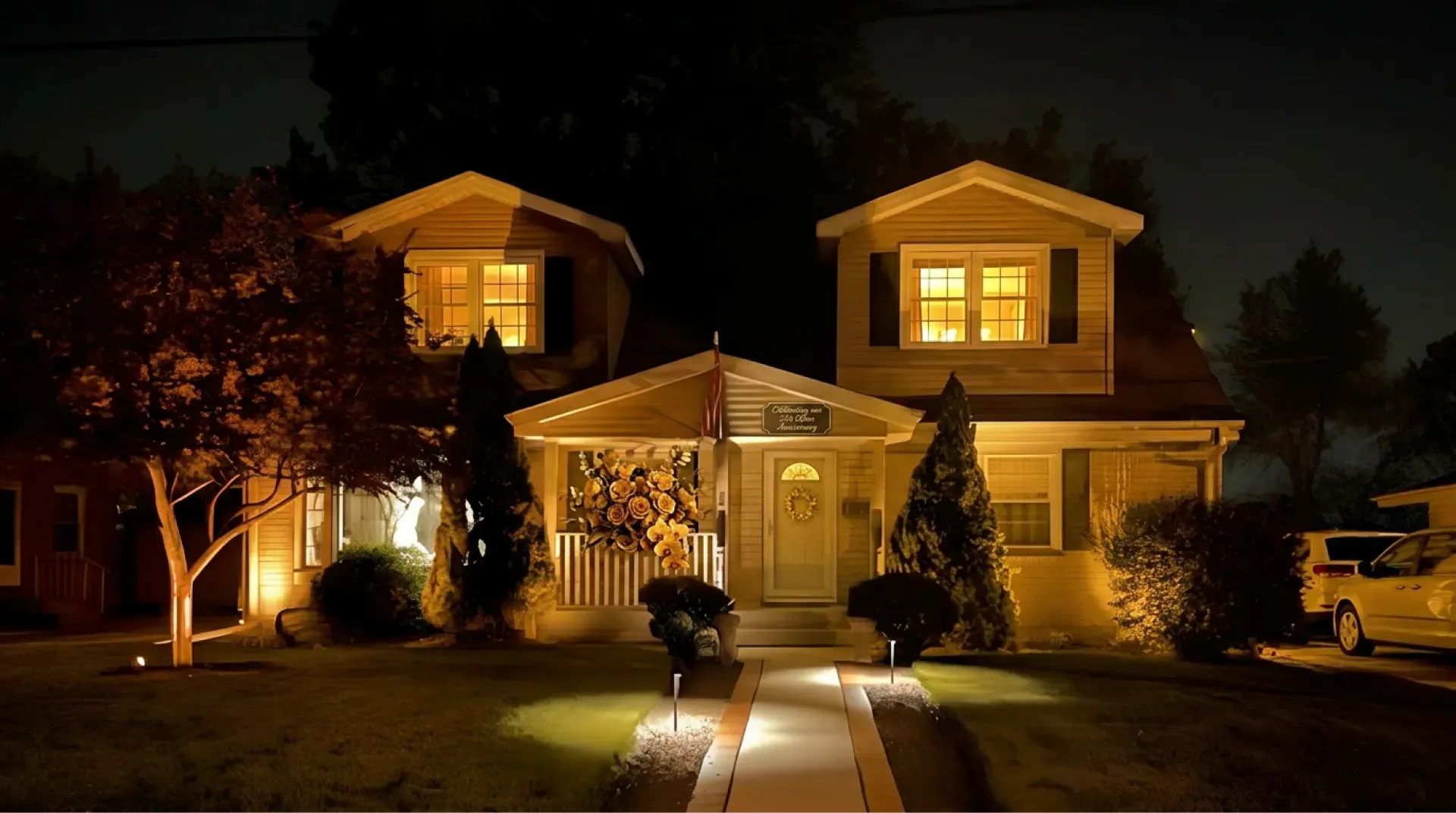 Anniversary Landscape lighting