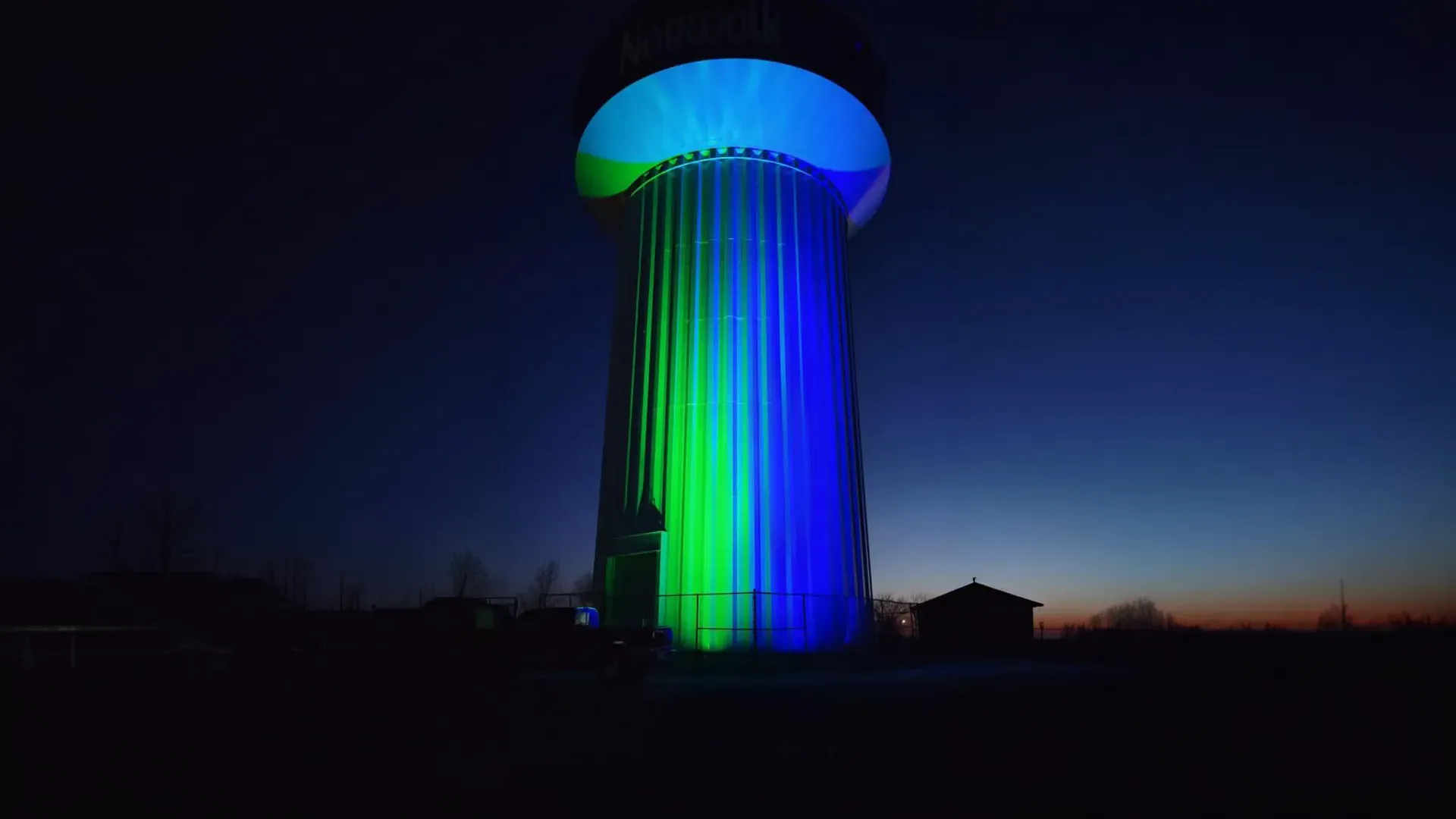 Water Towers Lighting