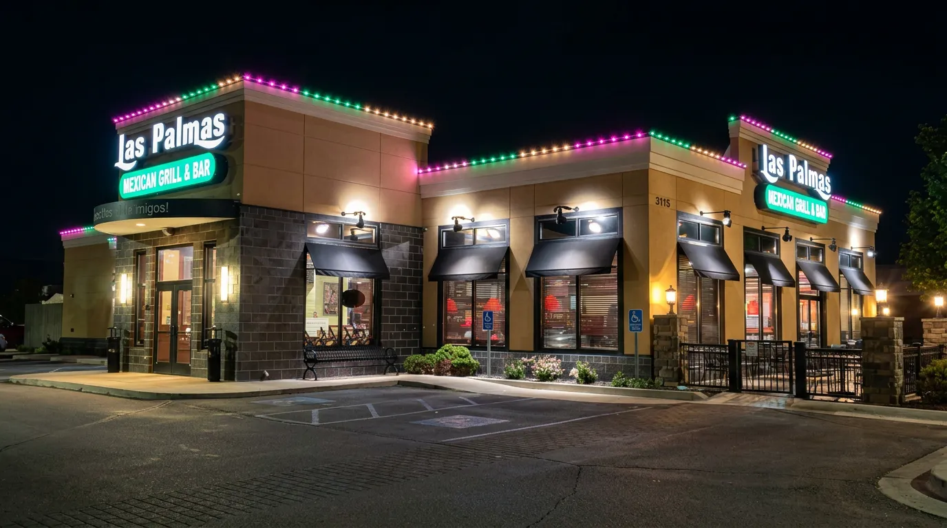 restaurant outdoor lighting